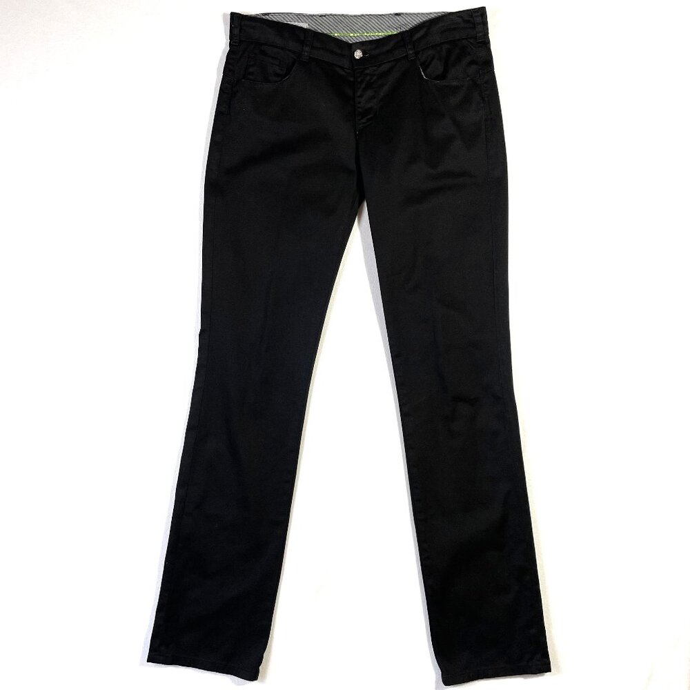 Bendi California Cotton Stretch Twill Trousers Straight Leg Seamed Back Size 29